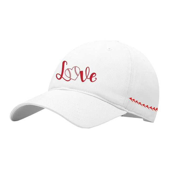 Washed Baseball Cap with All Over Print Pattern, Adjustable Breathable Hat for Outdoor Activities, Travel Friendly Casual Cap for Beach, Sports and Daily Wear
