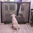 thumbnail image 1 of Dog Safety Gate Pet Safe Mesh Fence Portable Folding Baby Safety Gate Install Anywhere 110*72CM, 1 of 10