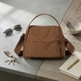 thumbnail image 4 of Crossbody Bags for Women Versatile Multi -Pocket Handbag with Zipper Top Handle Shoulder Bag Adjustable Strap for Shopping Work School & Daily Use (Coffee), 4 of 7