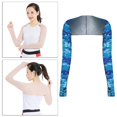 thumbnail image 4 of Mangas de chal con enfriamiento avanzado, protección solar, anti-UV, transpirables, enfriadores, para golf, conducción, equitación, senderismo, accesorios para deportes al aire Azul camuflaje, 4 of 9