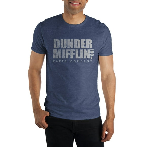 The Office Dunder Mifflin Logo Navy T-Shirt