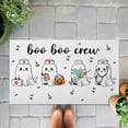 thumbnail image 4 of TiniDecor Boo Boo Crew Halloween Doormat - 18"x30" Ghost Nurse Rug, White Fall Entry Mat, 4 of 4