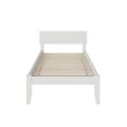 thumbnail image 3 of Orlando Platform Bed with Open Foot Board, White, Twin, 3 of 6