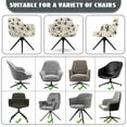 thumbnail image 6 of Xoenoiee Rooster Chicken Flower Print Stretch Back Dining Chair Covers with Armrest Accent Chair Cover Slipcover with Arm, Washable Upholstered Arm Dining Chair Protector for Dining Living Room, 6 of 7