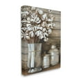 thumbnail image 3 of Stupell Industries Traditional Flower Bouquet Rustic Country Cans Painting Gallery Wrapped Canvas Print Wall Art, Design by White Ladder, 3 of 7