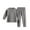 Gray, variant on ameIAEA Toddler Baby Boys Girls Clothes Kids Long Sleeve Crewneck Tops Pants Set Fall Winter Outfit