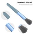 thumbnail image 4 of 8 Pcs Makeup Brush Set Travel Brush Foundation Contour Brush Artificial Fiber Plastic Metal Handle Blue, 4 of 7