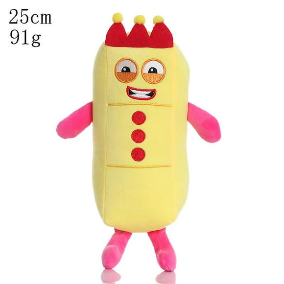 Numberblocks Plush Doll Digital Building Block Toy Children's Mathematics Enlightenment Animation Doll