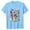 Light Blue, variant on XFeng Schulkind 2026 Graphic T‑Shirt Kids Back to School Short Sleeve Tee