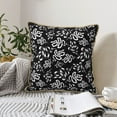 thumbnail image 6 of Susaid Snake Print Velvet Throw Pillow Covers Home Art Deco Pillowcase Square Pillow Case Cushion Cover for Bed Sofa Living Room Car Indoor and Outdoor-16"x16", 6 of 8