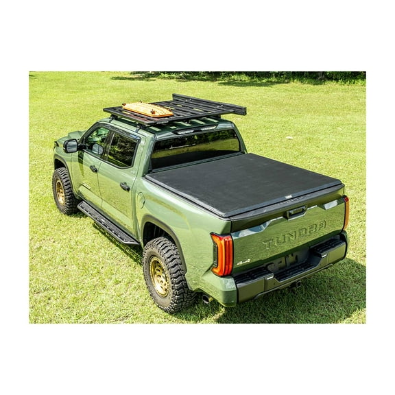 RealTruck Gator SR1 Pro Soft Roll-Up Tonneau Cover Fits 2022-2024 Toyota Tundra 5'7" Bed w/ Deck Rail System