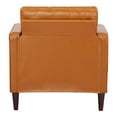 thumbnail image 6 of A&D Home Anza Tufted Faux Leather Armchair, Camel, 6 of 8