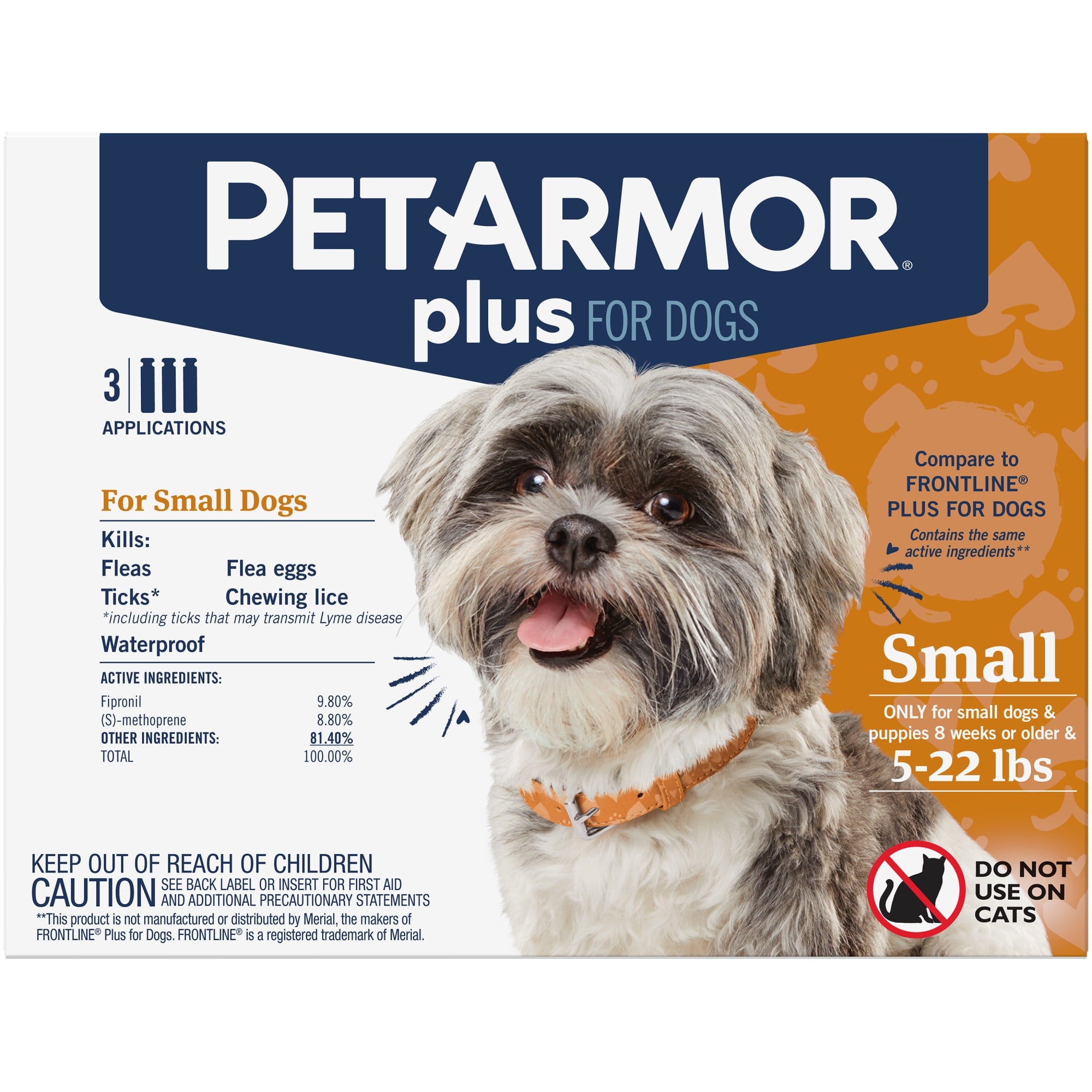 PetArmor Plus Flea & Tick Prevention for Small Dogs (422