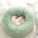 thumbnail image 4 of XWSHYW Suministros para Mascotas para Gatos Perro Redondo Invierno Cálido Saco de Dormir Largo Suave Cama para Mascotas Cama Calmante, 4 of 4