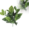 thumbnail image 2 of Green Bushes Artificial Shrubs 13Inch, Greenery Stems for Garden Patio Porch, Indoor Outdoor Wedding Decor, Home Office Table Centerpieces Window Box Spring Arrangements, 1PC, 2 of 4