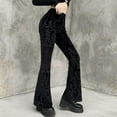 thumbnail image 4 of Pantalones Acampanados Retro Colco Mujer Holgados Cintura Alta L, 4 of 8