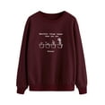 thumbnail image 3 of TWZH Women Beautiful Things Happen When You Are Patient Print Sweatshirts Tops, 3 of 6
