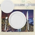 thumbnail image 3 of Ambesonne National Place Mats Set of 4, Fourth of July Day USA, Standard Size, Purple Yellow, 3 of 6