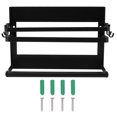 thumbnail image 1 of Estante magnético para especias para refrigerador, organizador magnético plegable para refrigerador de una sola capa montado en la pared, 1 of 14