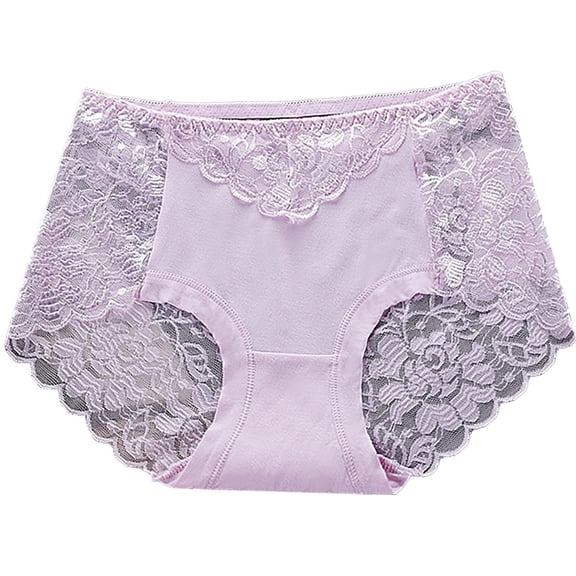 Women's Low Waist Soft Cotton Panties Breathable Briefs Daily Underwear Comfort Ladies Fit