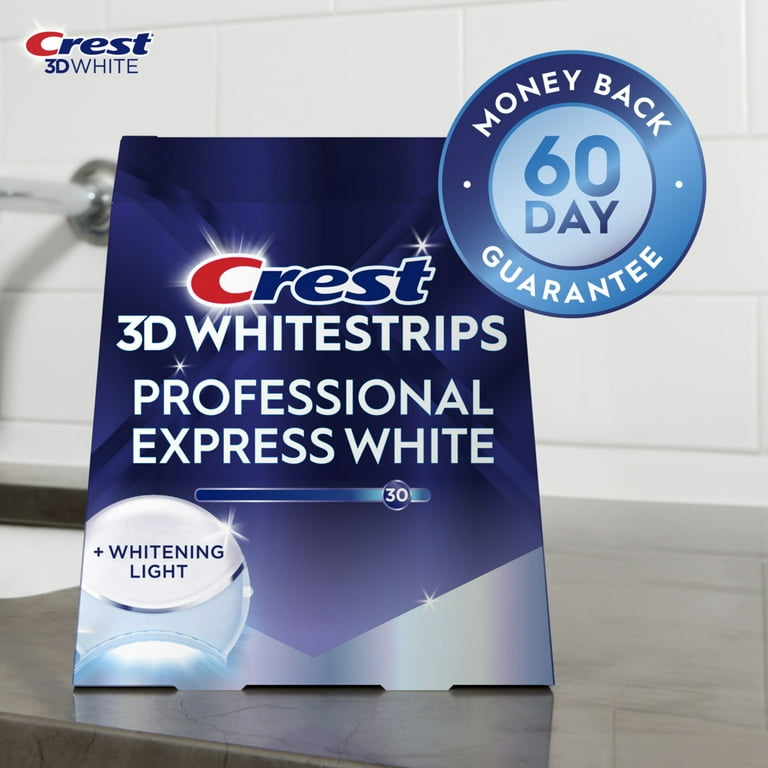 【タイムセール】クレスト　crest whitening Enamel-Safe Crest 3DWhitestrips Radiant Express Teeth