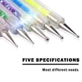 thumbnail image 3 of Twoworld 5 PCS Double-Ended Nail Art Brushes, Painted Dot Drill Pens for DIY Nails, Colorful, 3 of 4