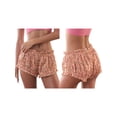 thumbnail image 2 of Suagox Women's Lounge Shorts Casual Cherry Print Elastic Waist Ruffled Bloomers for Summer, 2 of 9