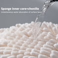 thumbnail image 4 of Paquete de 2 toallas de mano de chenilla,Toallas de mano de cocina con lazo,Toallas de mano de baño para colgar,Paños de secado rápido para limpieza,Toallas de mano de microfibra absorbentes suaves, 4 of 5