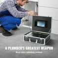 thumbnail image 2 of VEVOR Sewer Camera Pipe Inspection Camera 165ft Drain Camera with 7-inch Screen, 2 of 9