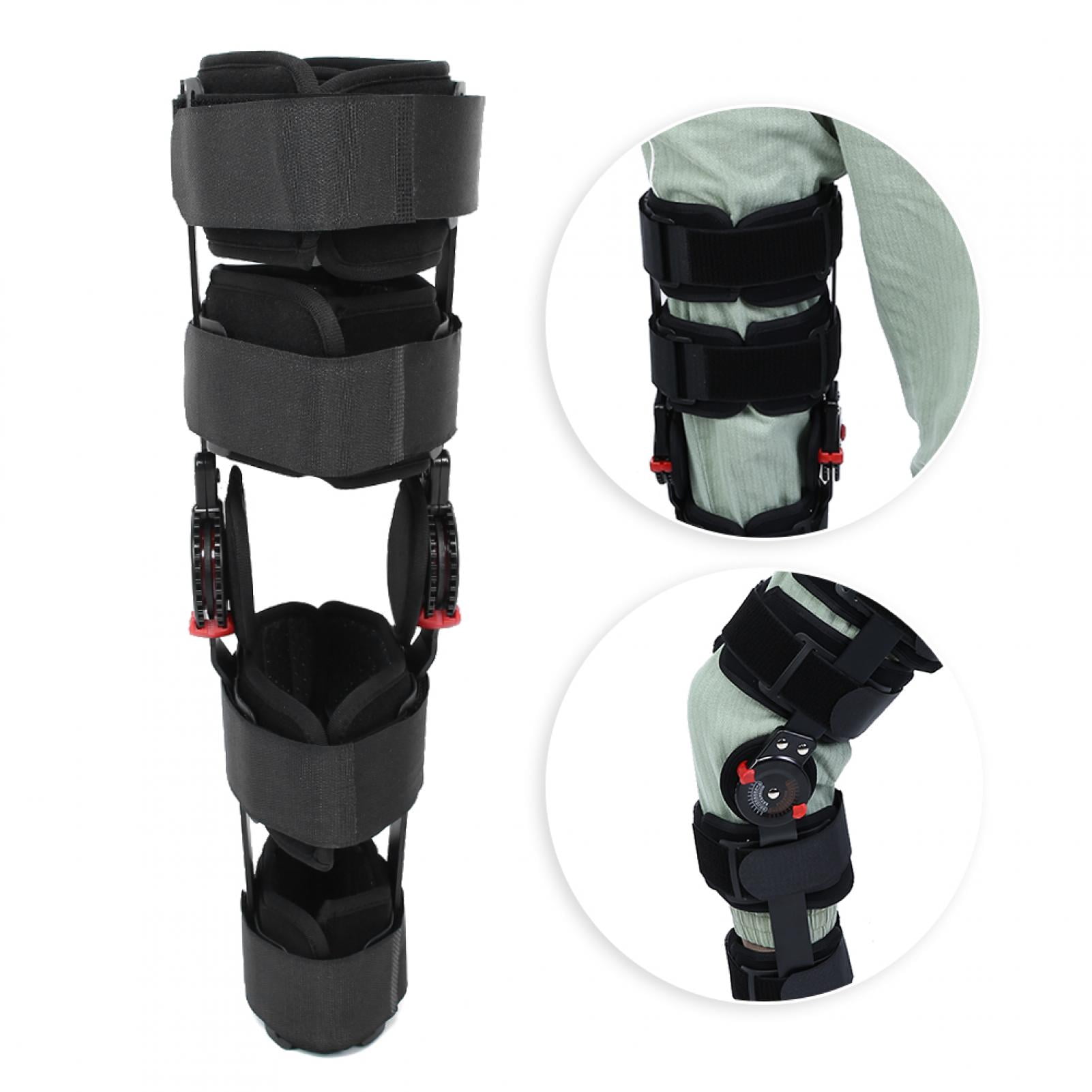 Comfortable Adjustable Leg Brace for Sprain Recovery & Knee Stability