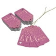 thumbnail image 3 of Inkdotpot Rose Gold Foil Paper Hang Tags Made With Love Text Favor Tags 50 Pack, 3 of 6