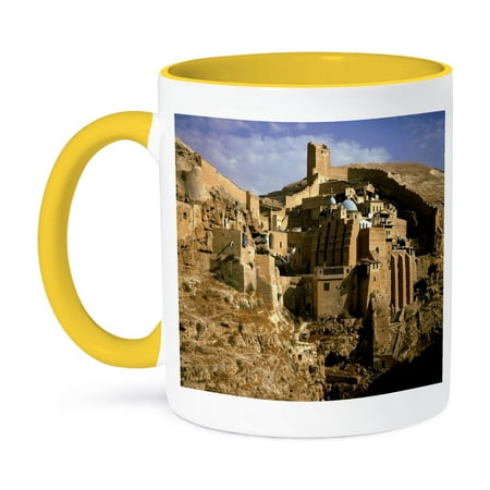 Incredible Israel, 15oz Two-Tone Yellow Mug