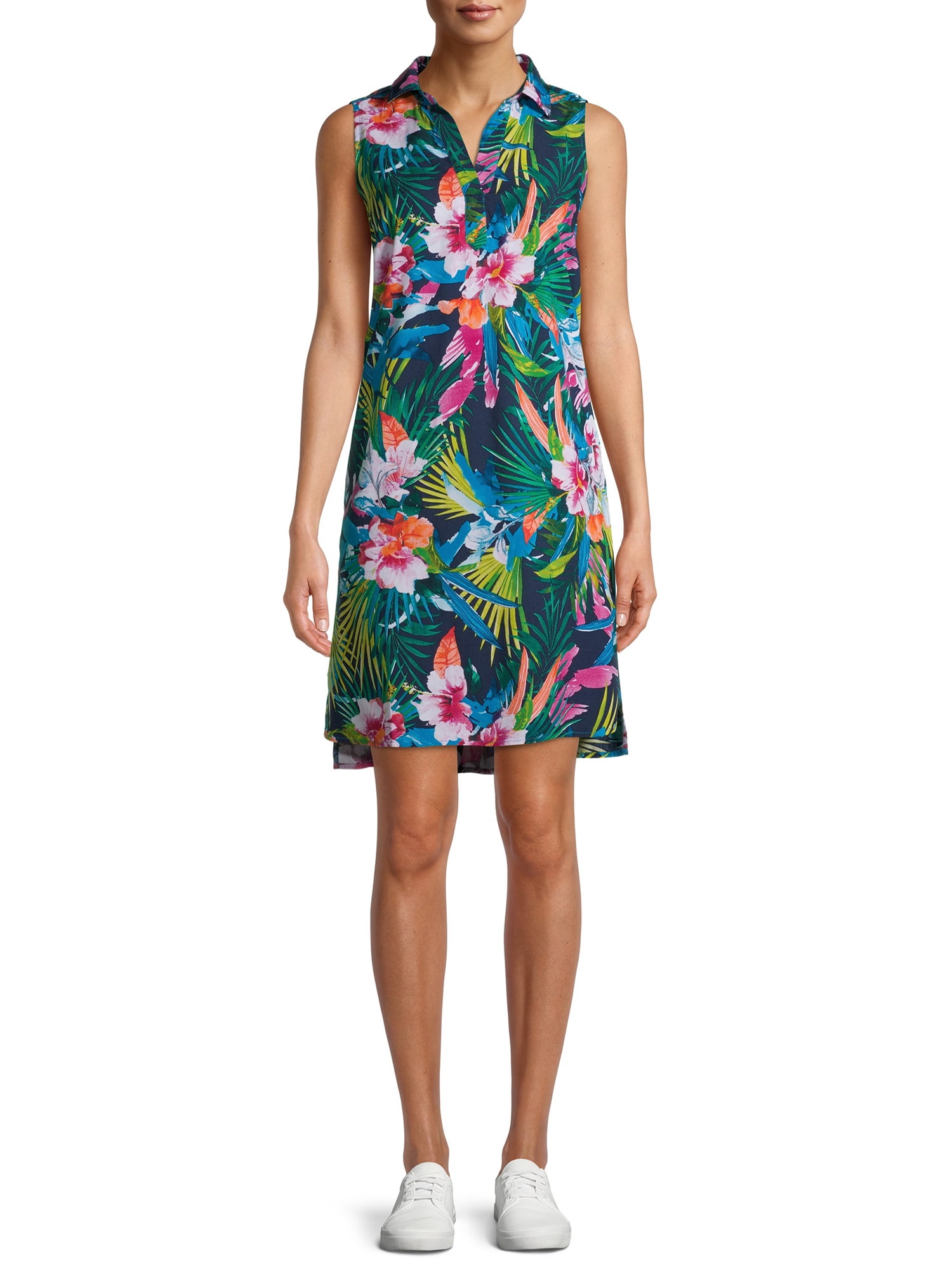 time and tru sleeveless dress