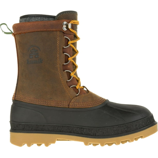 kamik men's shield waterproof insulated winter hunting boots