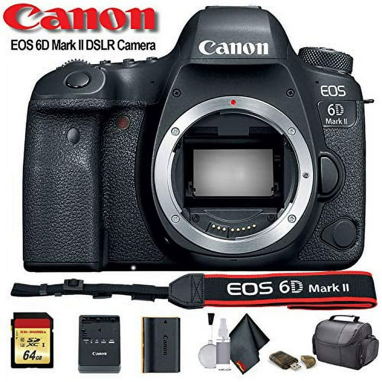 Canon EOS 6D Mark II 本体と付属品 Canon EOS 6D Mark II Full Frame DSLR Camera Body - Starter