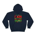 thumbnail image 2 of I am Black History Month Unisex Hoodie, S-5XL Black Pride Black and Proud, 2 of 3