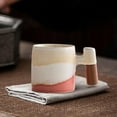 thumbnail image 6 of Mecorevxz Small Coffee Cups Tea Cup, Ceramic Exquisite Fresh Cups with Wooden Handle, Mini Porcelain Demitasse Cups for Coffee or Tea(D), 6 of 7