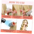 thumbnail image 2 of 6 rizadores de pelo sin calor con pinzas de resorte para mujer, ideales para crear ondas y peinar el cabello dañado., 2 of 5