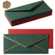 thumbnail image 1 of Sobres Topeen Navideños #10 para Negocios, Paquete de 100 con Borde Dorado, 1 of 5