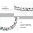 thumbnail image 4 of Bracelet Style Hip Hop avec Strass, Décorations de Poignet, Bracelet Bling pour Hommes, 4 of 8