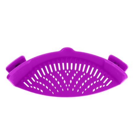 

Shiusina New Kitchen Extras Silicone Clip-On Snap and Strainer Clip Colander