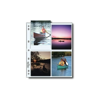 48 Photo Mini Photo Album, 4 x 6 Inch, Pack of 12, Clear View Cover with  Removable Decorative Inserts, by Better Office Products, Holds 48 Photos,  12 Pack 