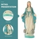 thumbnail image 3 of KAKOWELY Estatua de la Virgen María de resina, figura religiosa de escritorio, estatua de la Virgen María, decoración, 3 of 4