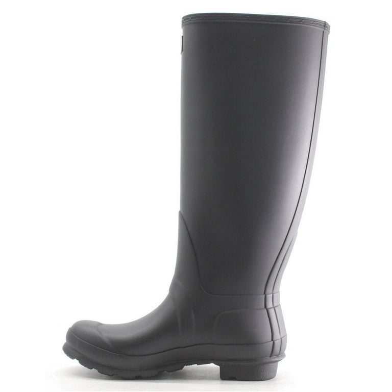Hunter Original Tall Wide Rubber Women's Boots (Black, 6 UK - 39