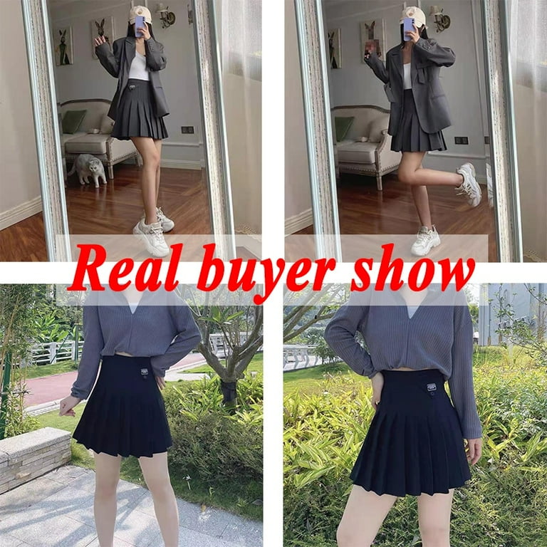 【Anyone more】Hiyo Pleated Mini Skirt Pants Amazon.com: XUNZOO Women Girl Stretch Elastic High Waist