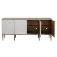thumbnail image 3 of 25101-Uttermost-Tightrope - 72 Inch 4 Door Modern Sideboard Cabinet, 3 of 7