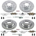 thumbnail image 3 of PowerStop Front and Rear Z26 Street Warrior Carbon-Fiber Ceramic Brake Pad and Drilled and Slotted Rotor Kit Fits: BMW Select Models K874-26, 3 of 9