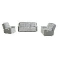 thumbnail image 2 of U6028 GREY RECLINING SOFA/CONSOLE RECLINING LOVESEAT/GLIDER RECLINER, 2 of 3