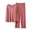 Red, variant on Pajamas for Women Set 2 Piece Loungewear Set Long Sleeve Crew Neck Ruffle Top Elastic Waist Full Length Pant Light Soft Fall Indoor Women Clothings