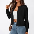 thumbnail image 5 of SUNBS Long Sleeve Sweaters for Women Cropped Cardigan Womens Lightweight Blouse Fashion Knit Top Button Up Clothes, 5 of 8